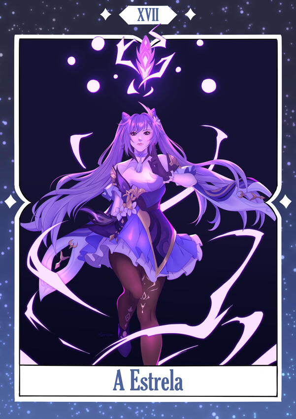 Keqing, a Estrela: @SheepArtsu