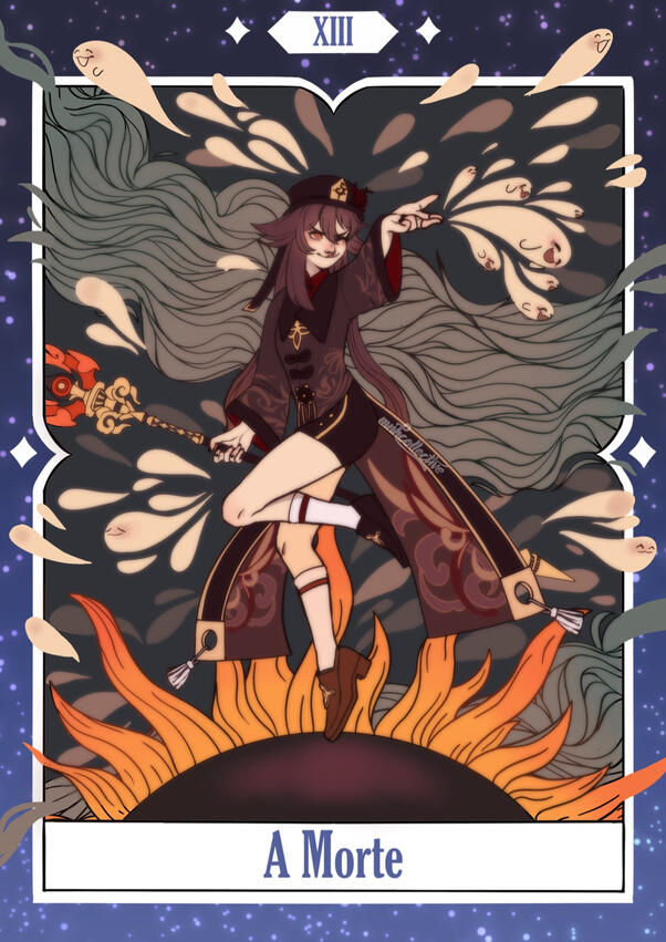 Hu Tao, a Morte: @MNHCOLLECTIVE