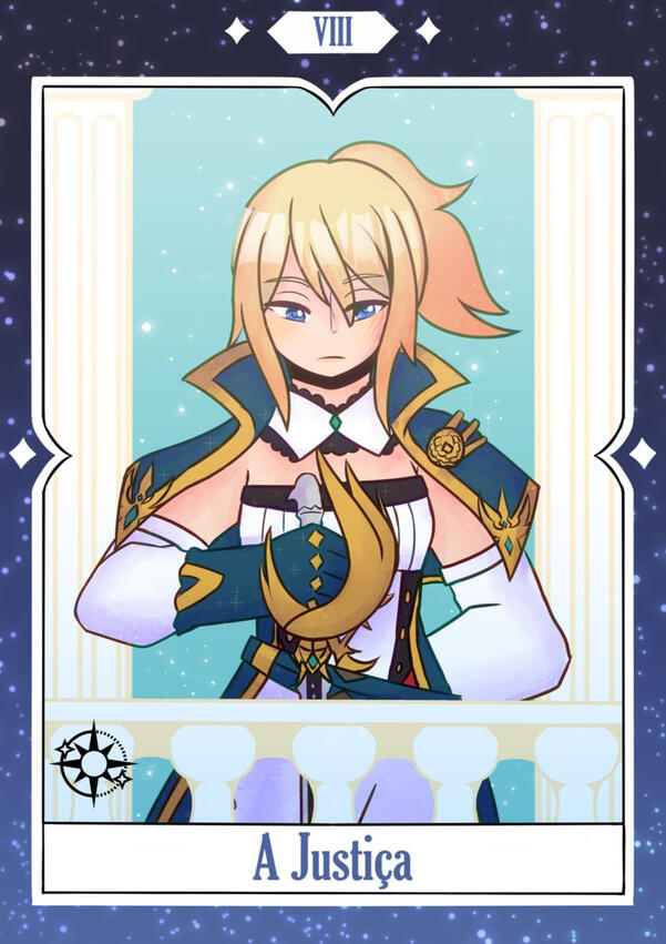 Jean, a Justiça: @stellarium_art