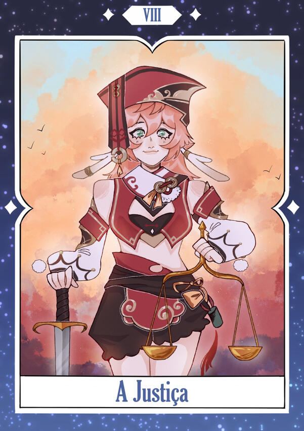 Yanfei, a Justiça: @angry_capybara